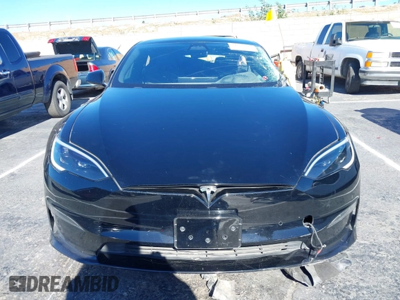 2022 Tesla Model S with VIN 5YJSA1E52NF476906, listed as a IAAI auction lot 41320074 with Not Provided miles and . Bid and sale history available at DreamBid. Image 11.