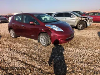 2017 Nissan LEAF S with VIN 1N4BZ0CP3HC311154, listed as a Copart auction lot 88807695 with 57,525 mi miles and Salvage Title. Bid and sale history available at carsss.com. Image 13.