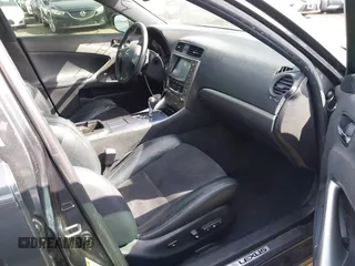 2011 Lexus IS with VIN JTHBE5C28B5027536, listed as a IAAI auction lot 41483620 with 235,603 mi miles. Bid and sale history available at carsss.com. Image 5.