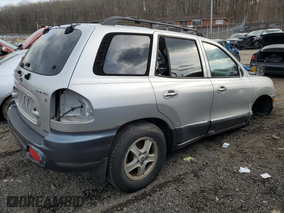 2002 Hyundai Santa Fe GLS with VIN KM8SC73D12U234923, listed as a Copart auction lot 49967425 with 180,125 mi miles and Salvage Title. Bid and sale history available at carsss.com. Image 3.