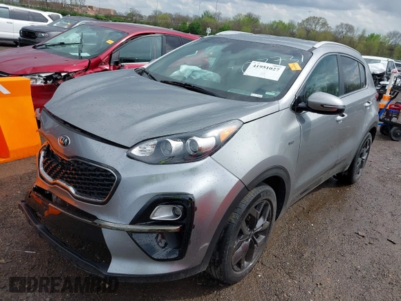 2020 Kia Sportage S with VIN KNDP6CAC9L7703731, listed as a IAAI auction lot 41951027 with 76,771 mi miles. Bid and sale history available at carsss.com. Image 17.