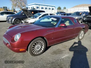 2004 Ford Thunderbird Deluxe with VIN 1FAHP60A54Y102174, listed as a Copart auction lot 47408125 with 16,517 mi miles and Salvage Title. Bid and sale history available at carsss.com. Image 1.