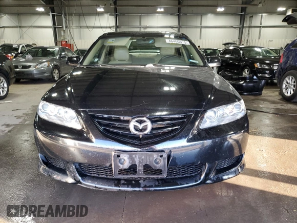 2005 Mazda 6 Sport with VIN 1YVHP80C655M24651, listed as a Copart auction lot 46460575 with 168,030 mi miles and Salvage Title. Bid and sale history available at DreamBid. Image 5.