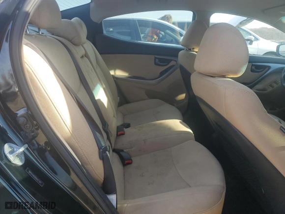 2013 Hyundai Elantra GLS PZEV with VIN 5NPDH4AE6DH427347, listed as a Copart auction lot 51634575 with 86,034 mi miles and Salvage Title. Bid and sale history available at carsss.com. Image 10.