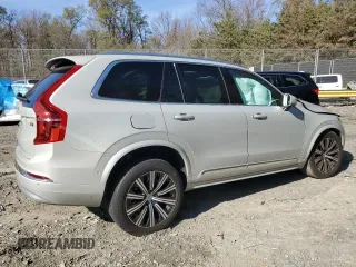 2022 Volvo XC90 Inscription with VIN YV4A22PL1N1862099, listed as a Copart auction lot 80474624 with Not provided miles and Salvage title. Bid and sale history available at DreamBid. Image 3.