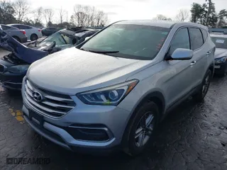 2018 Hyundai Santa Fe Sport 2.4L with VIN 5XYZT3LB6JG558105, listed as a IAAI auction lot 41533200 with 108,843 mi miles. Bid and sale history available at carsss.com. Image 2.