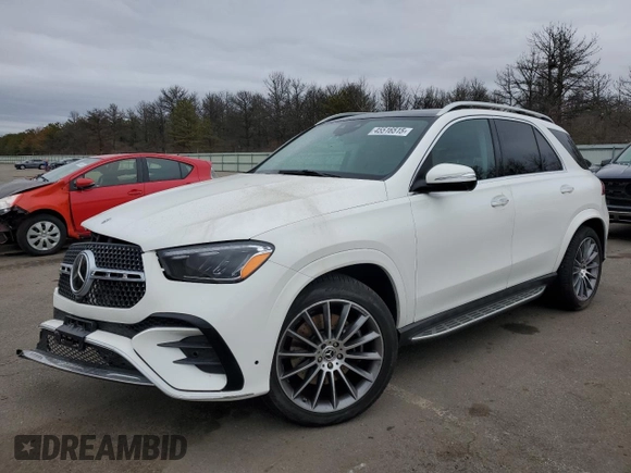 2024 Mercedes-Benz GLE 450 with VIN 4JGFB5KB0RB176477, listed as a Copart auction lot 45516515 with 10,296 mi miles and Non repairable. Bid and sale history available at DreamBid. Image 1.