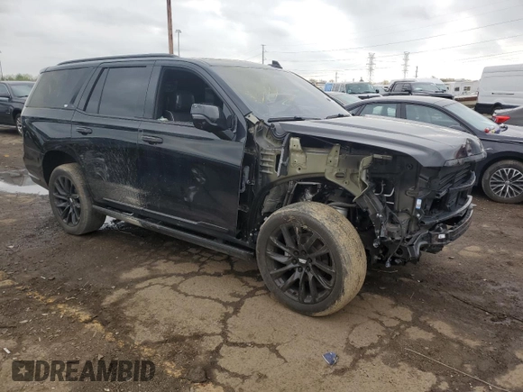 2023 Cadillac Escalade 4WD Sport with VIN 1GYS4FKL1PR258793, listed as a Copart auction lot 55128535 with 35,331 mi miles and Salvage title. Bid and sale history available at DreamBid. Image 4.