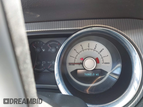 2010 Ford Mustang GT with VIN 1ZVBP8FH5A5149179, listed as a IAAI auction lot 41776388 with 76,862 mi miles and . Bid and sale history available at DreamBid. Image 7.