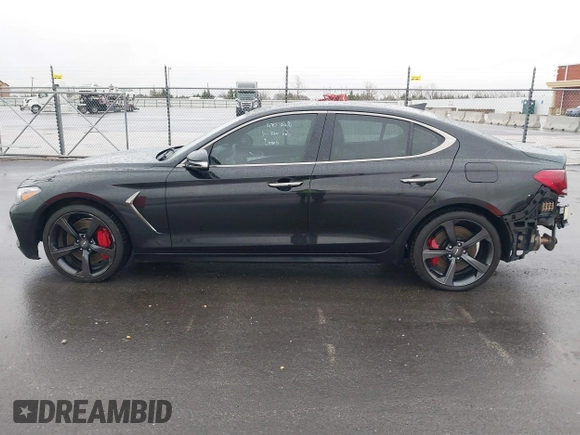 2019 Genesis G70 Dynamic with VIN KMTG34LE2KU020333, listed as a IAAI auction lot 41570026 with 93,020 mi miles and . Bid and sale history available at DreamBid. Image 14.