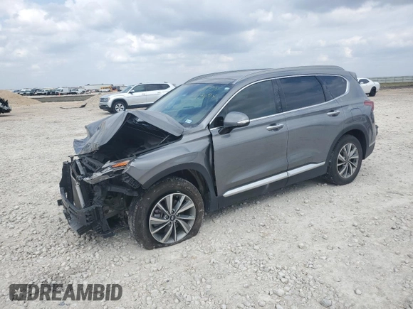 2019 Hyundai Santa Fe Limited with VIN 5NMS53AD5KH116648, listed as a Copart auction lot 47574365 with 47,281 mi miles and Salvage Title. Bid and sale history available at carsss.com. Image 1.