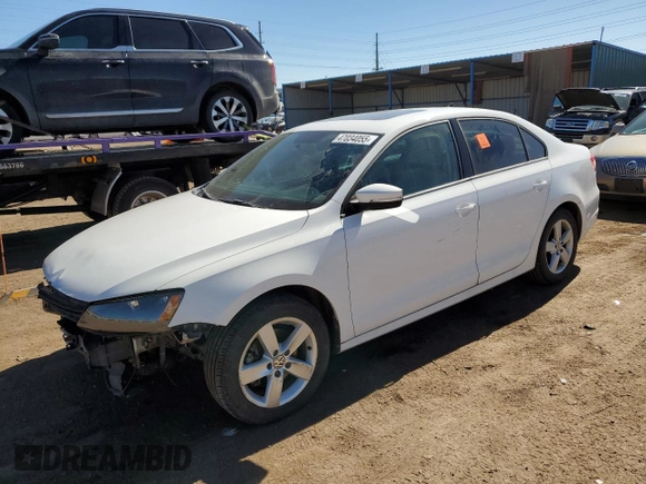 2012 Volkswagen Jetta Sedan TDI with VIN 3VW3L7AJ2CM398010, listed as a Copart auction lot 47034055 with 0 mi miles and Salvage Title. Bid and sale history available at carsss.com. Image 1.