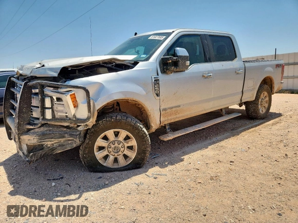 2019 Ford F-250 XL with VIN 1FT7W2BT6KED82721, listed as a Copart auction lot 61027695 with 166,167 mi miles and Salvage title. Bid and sale history available at DreamBid. Image 1.