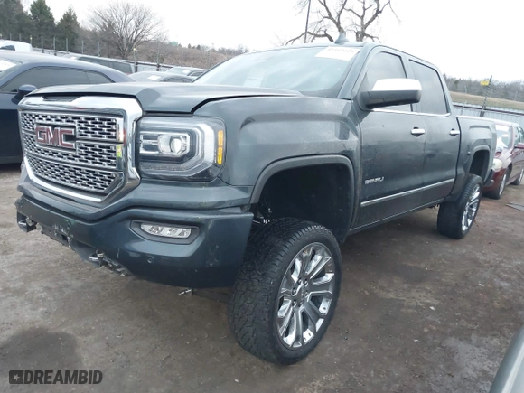 2018 GMC Sierra 1500 Denali with VIN 3GTU2PEJ8JG571593, listed as a IAAI auction lot 41169420 with 98,501 mi miles. Bid and sale history available at carsss.com. Image 17.