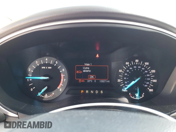 2014 Ford Fusion SE with VIN 3FA6P0HD2ER125916, listed as a Copart auction lot 51517515 with 129,271 mi miles and Salvage Title. Bid and sale history available at DreamBid. Image 9.