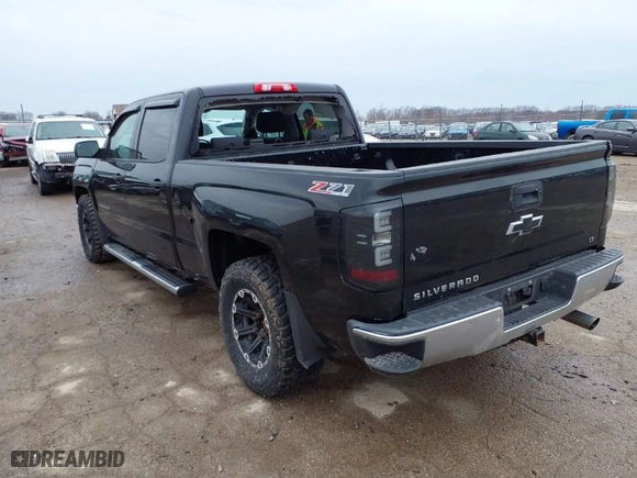 2014 Chevrolet Silverado 1500 LT with VIN 3GCUKREC9EG214717, listed as a IAAI auction lot 41725892 with 133,413 mi miles. Bid and sale history available at carsss.com. Image 3.