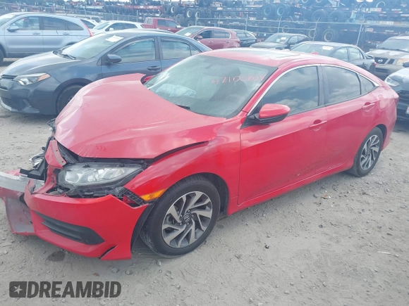 2018 Honda Civic EX с VIN 2HGFC2F78JH604394, выставлен на аукционе IAAI как лот 42106854 с пробегом 69 000 миль миль и . История ставок и продаж доступна на DreamBid. Изображение 2.