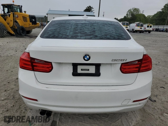 2014 BMW 3 Series 328i with VIN WBA3A5C58EF605710, listed as a Copart auction lot 53621695 with Not Provided miles and Salvage Title. Bid and sale history available at DreamBid. Image 6.