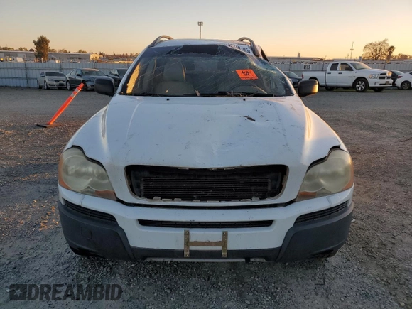 2005 Volvo XC90 with VIN YV1CZ911151166571, listed as a Copart auction lot 42440105 with 0 mi miles and Salvage Title. Bid and sale history available at carsss.com. Image 5.