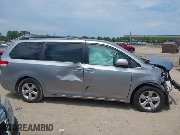 2011 Toyota Sienna LE AAS with VIN 5TDKK3DCXBS156328, listed as a IAAI auction lot 42721542 with 153,286 mi miles and . Bid and sale history available at DreamBid. Image 13.