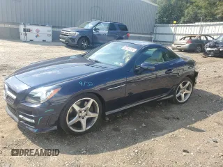 2012 Mercedes-Benz SLK-Class SLK 250 with VIN WDDPK4HA0CF037649, listed as a Copart auction lot 69355734 with 23,606 mi miles and Salvage Title. Bid and sale history available at carsss.com. Image 1.