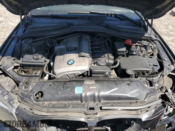 2006 BMW 5 Series 530i with VIN WBANE73556CM36242, listed as a Copart auction lot 52580755 with 162,065 mi miles and Salvage Title. Bid and sale history available at carsss.com. Image 11.