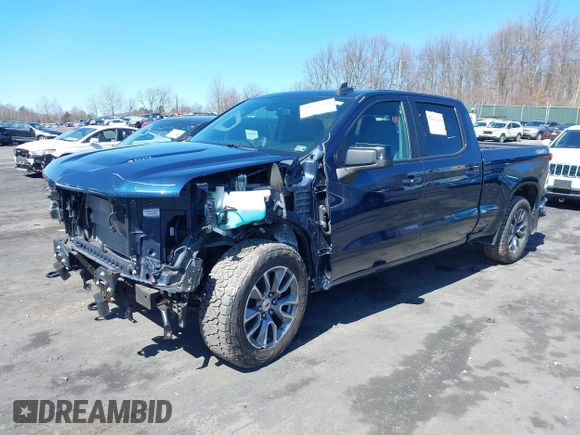 2021 Chevrolet Silverado 1500 RST with VIN 1GCUYEEL3MZ212306, listed as a IAAI auction lot 41855149 with 57,291 mi miles. Bid and sale history available at carsss.com. Image 17.