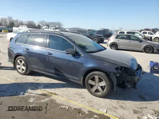 2015 Volkswagen Golf SportWagen TDI S with VIN 3VWCA7AU5FM513266, listed as a Copart auction lot 88910345 with 136,452 mi miles and Salvage Title. Bid and sale history available at carsss.com. Image 4.