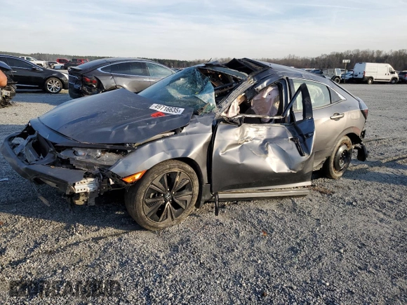 2018 Honda Civic EX with VIN SHHFK7H5XJU216923, listed as a Copart auction lot 49716635 with Not provided miles and Salvage title. Bid and sale history available at DreamBid. Image 1.
