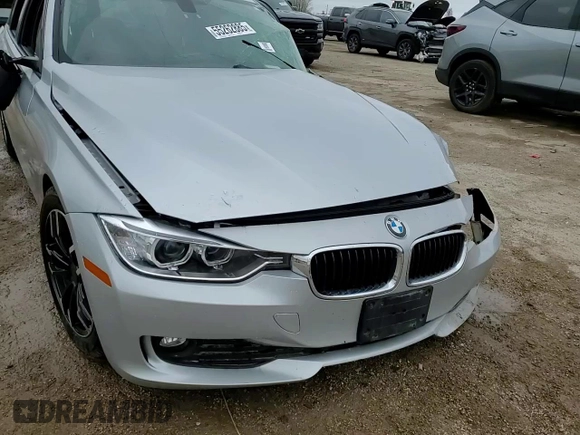 2015 BMW 3 Series 320i xDrive with VIN WBA3C3C58FP663617, listed as a Copart auction lot 55262885 with Not provided miles and Salvage title. Bid and sale history available at DreamBid. Image 13.