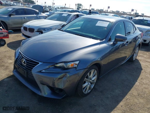 2015 Lexus IS 250 with VIN JTHBF1D27F5063440, listed as a IAAI auction lot 41450258 with 105186 miles. Bid and sale history available at carsss.com. Image 17.