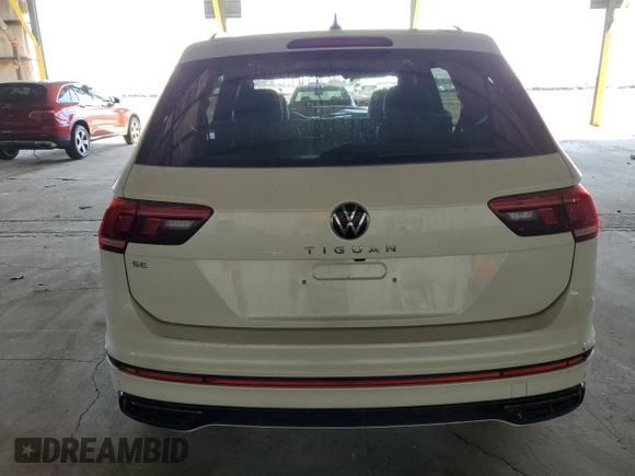 2024 Volkswagen Tiguan SE R-Line Black with VIN 3VVCB7AX6RM011544, listed as a Copart auction lot 66198745 with 23,609 mi miles and Salvage title. Bid and sale history available at DreamBid. Image 6.