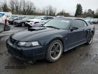 2003 Ford Mustang GT Deluxe with VIN 1FAFP42X03F369469, listed as a Copart auction lot 48723805 with 226,163 mi miles and Salvage Title. Bid and sale history available at carsss.com. Image 1.
