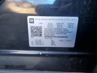2021 Chevrolet Blazer LT with VIN 3GNKBCRS1MS565257, listed as a Copart auction lot 42253635 with 75,624 mi miles and Salvage title. Bid and sale history available at DreamBid. Image 13.