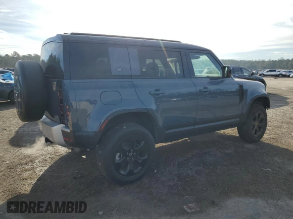 2023 Land Rover Defender SE with VIN SALEPEEU8P2115950, listed as a Copart auction lot 82717694 with 18,246 mi miles and Salvage title. Bid and sale history available at DreamBid. Image 3.
