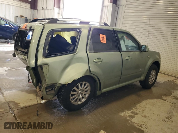 2008 Mercury Mariner Premier z VIN 4M2CU87178KJ32441, wystawiony jako Copart lot #54699275 z przebiegiem 160 782 mil mil oraz Nie do naprawy • Non repairable. Historia ofert i sprzedaży dostępna na DreamBid. Obrazek 3.