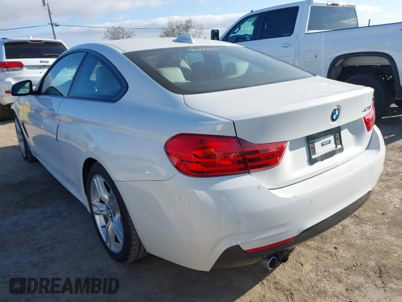 2015 BMW 4 Series 428i with VIN WBA3N7C55FK224583, listed as a IAAI auction lot 41870399 with 29,910 mi miles. Bid and sale history available at carsss.com. Image 3.