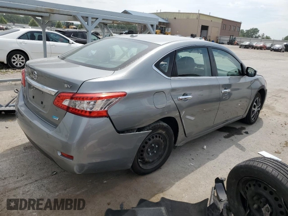 2014 Nissan Sentra SV with VIN 3N1AB7AP2EL638671, listed as a Copart auction lot 60745475 with Not provided miles and Salvage title. Bid and sale history available at DreamBid. Image 3.