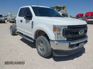 2022 Ford Super Duty F-250 SRW XL with VIN 1FT7X2B60NED41979, listed as a IAAI auction lot 41987174 with 126,009 mi miles. Bid and sale history available at carsss.com. Image 1.