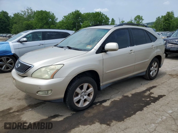 2004 Lexus RX 330 z VIN JTJGA31U840004721, wystawiony jako Copart lot #59681995 z przebiegiem 166 334 mil mil oraz Czysty tytuł • Clean title. Historia ofert i sprzedaży dostępna na DreamBid. Obrazek 1.