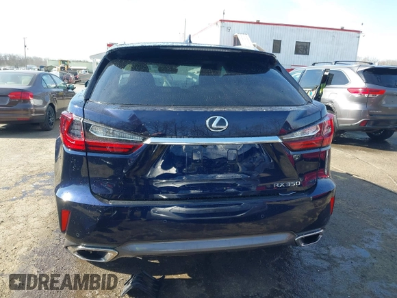 2017 Lexus RX with VIN 2T2BZMCA4HC072746, listed as a IAAI auction lot 41739775 with 54,571 mi miles. Bid and sale history available at carsss.com. Image 17.