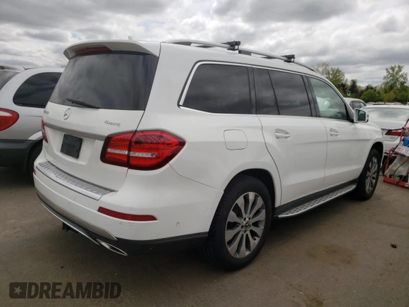 2018 Mercedes-Benz GLS 450 with VIN 4JGDF6EE9JB023186, listed as a Copart auction lot 53471364 with Not Provided miles and Salvage Title. Bid and sale history available at DreamBid. Image 3.