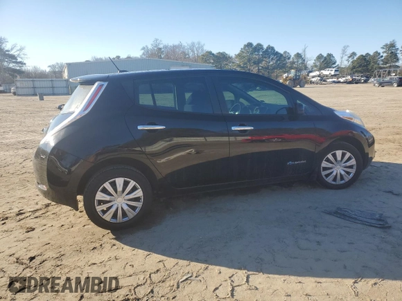 2015 Nissan LEAF S with VIN 1N4AZ0CP6FC332542, listed as a Copart auction lot 88850955 with 47,921 mi miles and Salvage Title. Bid and sale history available at DreamBid. Image 3.