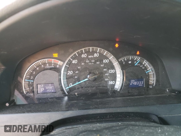 2012 Toyota Camry L with VIN 4T1BF1FK1CU188252, listed as a Copart auction lot 54070265 with 248,333 mi miles and Salvage Title. Bid and sale history available at DreamBid. Image 9.