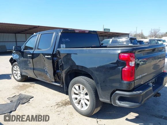 2022 Chevrolet Silverado 1500 Custom with VIN 1GCPABEK7NZ584501, listed as a IAAI auction lot 41623186 with 36,007 mi miles and . Bid and sale history available at DreamBid. Image 3.