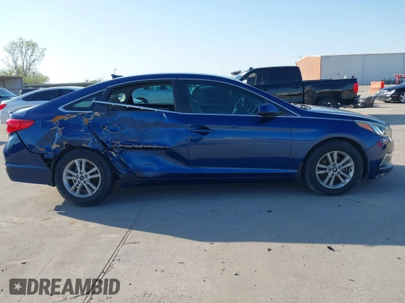 2015 Hyundai Sonata 2.4L SE with VIN 5NPE24AFXFH237794, listed as a IAAI auction lot 41997254 with 89,547 mi miles. Bid and sale history available at carsss.com. Image 13.