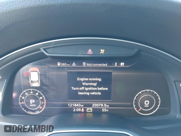 2017 Audi Q7 Premium Plus with VIN WA1LAAF78HD009287, listed as a IAAI auction lot 41327189 with 121,483 mi miles. Bid and sale history available at carsss.com. Image 7.