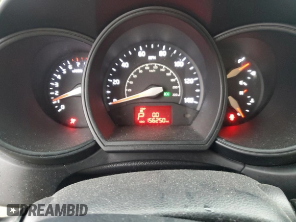 2014 Kia Rio LX with VIN KNADM4A30E6406903, listed as a Copart auction lot 84496174 with 156,250 mi miles and Salvage Title. Bid and sale history available at carsss.com. Image 9.