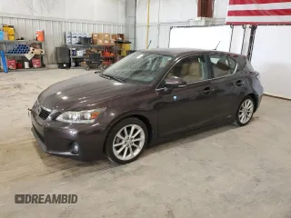 2012 Lexus CT 200h z VIN JTHKD5BH5C2097491, wystawiony jako Copart lot #60061505 z przebiegiem 154 832 mil mil oraz Czysty tytuł • Clean title. Historia ofert i sprzedaży dostępna na DreamBid. Obrazek 1.