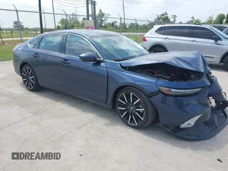2023 Honda Accord Touring with VIN 1HGCY2F81PA068795, listed as a IAAI auction lot 42282242 with 95,459 mi miles and . Bid and sale history available at DreamBid. Image 1.